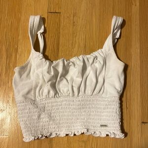 hollister ruched tank